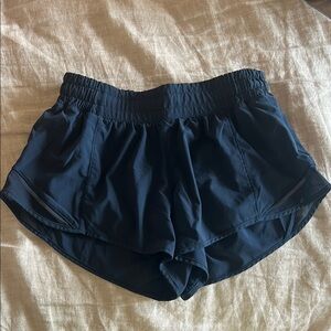 Lululemon Athletica Navy Athletic Shorts with Elastic Waistband